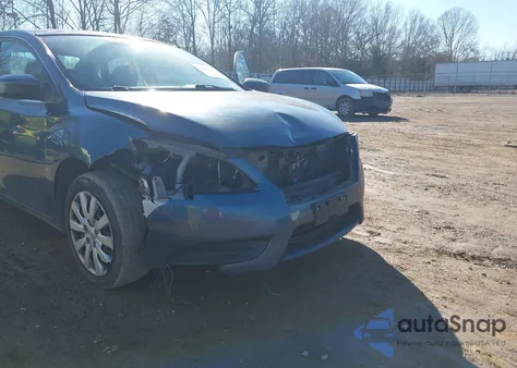 2014 Nissan Sentra Sv z USA, uszkodzony, nr VIN 1N4AB7AP6EN851836